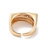 Brass Open Cuff Rings RJEW-K263-02KCG-3