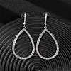 Alloy & Crystal Rhinestone Dangle Stud Earrings EJEW-G467-01P-02-1
