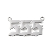 304 Stainless Steel Pendants STAS-D382-04E-P-1