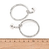 Alloy & Crystal Rhinestone Dangle Stud Earrings LS-EJEW-G467-01P-01-5