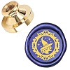 Wax Seal Brass Stamp Head AJEW-WH0209-304-1