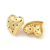 Rack Plating Brass Micro Pave Cubic Zirconia Stud Earring EJEW-C102-08G-02-2