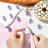 Handmade Acrylic Bead Pendants PALLOY-CJ00078-5