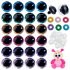 24 Sets 6 Colors Plastic Doll Eyes DOLL-PH0001-27-1