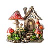 Bohemian Style Acrylic Mushroom House Display Decorations PW-WG7636C-01-1