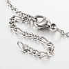 Butterfly Stainless Steel Pendant Anklets AJEW-AN00104-02-3