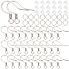 SUNNYCLUE 200Pcs 304 Stainless Steel Earring Hooks DIY-SC0024-20-1