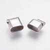 Tarnish Resistant 304 Stainless Steel Magnetic Clasps with Glue-in Ends STAS-G136-03P-4