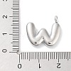 Rack Plating Brass Balloon Letter Pendants LS-KK-C050-01P-W-3