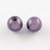 Spray Painted Acrylic Beads MACR-Q154-12mm-008-2