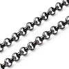 304 Stainless Steel Rolo Chain Necklaces NJEW-JN03569-02-4