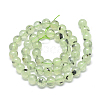 Natural Prehnite Beads Strands G-R446-10mm-16-2