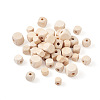 Craftdady 400Pcs 4 Style Natural Wooden Beads WOOD-CD0001-14-2