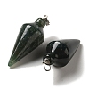 Natural Indian Agate Pendants G-Z055-02P-14-2