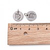 Non-Tarnish 304 Stainless Steel Charms STAS-Q201-T445-6S-4