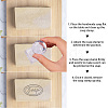 Clear Acrylic Soap Stamps with Small Handles DIY-WH0444-006-3