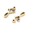 304 Stainless Steel Charms STAS-M327-02G-F-2