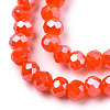 Electroplate Glass Beads Strands EGLA-A034-P2mm-A27-3