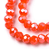 Electroplate Glass Beads Strands EGLA-A034-P2mm-A27-3