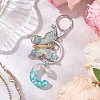 Butterfly Shape Resin & Acrylic Keychain KEYC-JKC01067-03-2