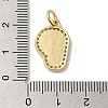 Brass Micro Pave Cubic Zirconia Pendants KK-K354-02G-P-3