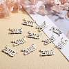 Titanium Steel Birth Year Charms STAS-CJ0001-107-4