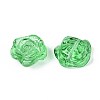 Baking Paint Transparent Glass Beads DGLA-N018-01D-2