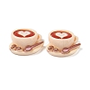 Coffee Theme Opaque Resin Decoden Cabochons RESI-S398-01E-1