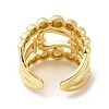 Rack Plating Brass Open Cuff Rings RJEW-B048-04G-3