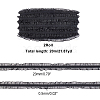 Pleated Chinlon Elastic Fibre Cord OCOR-WH0074-62-2