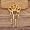 Alloy Hair Comb Findings PW-WGF8823-02-1