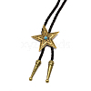 Star Lariat Necklace for Men Women NJEW-WH0011-05AB-2