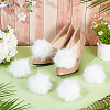 Fibre Pompom Ball FIND-WH0139-942A-4