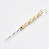 Portable Pocket 201 Stainless Steel Toothpick keychain KEYC-T007-02G-2