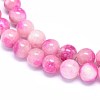 Natural Dyed Jade Beads Strands G-F601-A18-3