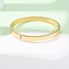 My Forever 304 Stainless Steel Micro Pave Cubic Zirconia Hinged Bangles for Women BJEW-B161-12G-01-2