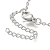 304 Stainless Steel Cable Chain Necklaces NJEW-H040-21P-02-3