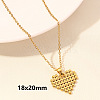 Stainless Steel Heart-Shaped Necklace Jewelry Luxury DIY Accessories Vacuum Plating ZC7092-4-1