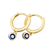 S925 Sterling Silver Flat Round Hoop Earrings TQ3244-6-2