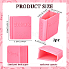 Plastic Book-shaped Bookmark Holder AJEW-WH0609-623A-2