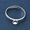 Adjustable Brass Pad Ring Setting KK-K414-01B-S-3