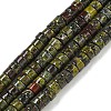 Natural Dragon Blood Jasper Beads Strands G-E571-B01-01-1