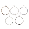Natural Mixed Gemstone & Pearl & Crystal Rhinestone Beaded Necklace for Women NJEW-JN04209-1