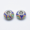 Handmade Polymer Clay European Beads CLAY-K002-C23-2