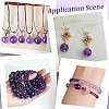 Natural Grade B Amethyst Beads Strands G-PA0002-59D-6