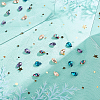 24pcs 4 Colors Faceted Teardrop K9 Glass Rhinestone Cabochons RGLA-CA0001-04-4