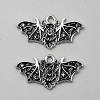 Platinum Alloy Enamel Pendants ENAM-WH0073-03D-1