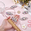 6Pcs Glass Rhinestone DIY-WR0001-11B-3