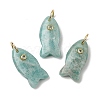Natural Amazonite Pendants X-G-A297-01G-05-1