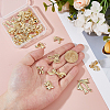 32Pcs 8 Styles Alloy Pendants FIND-HS0001-94-3